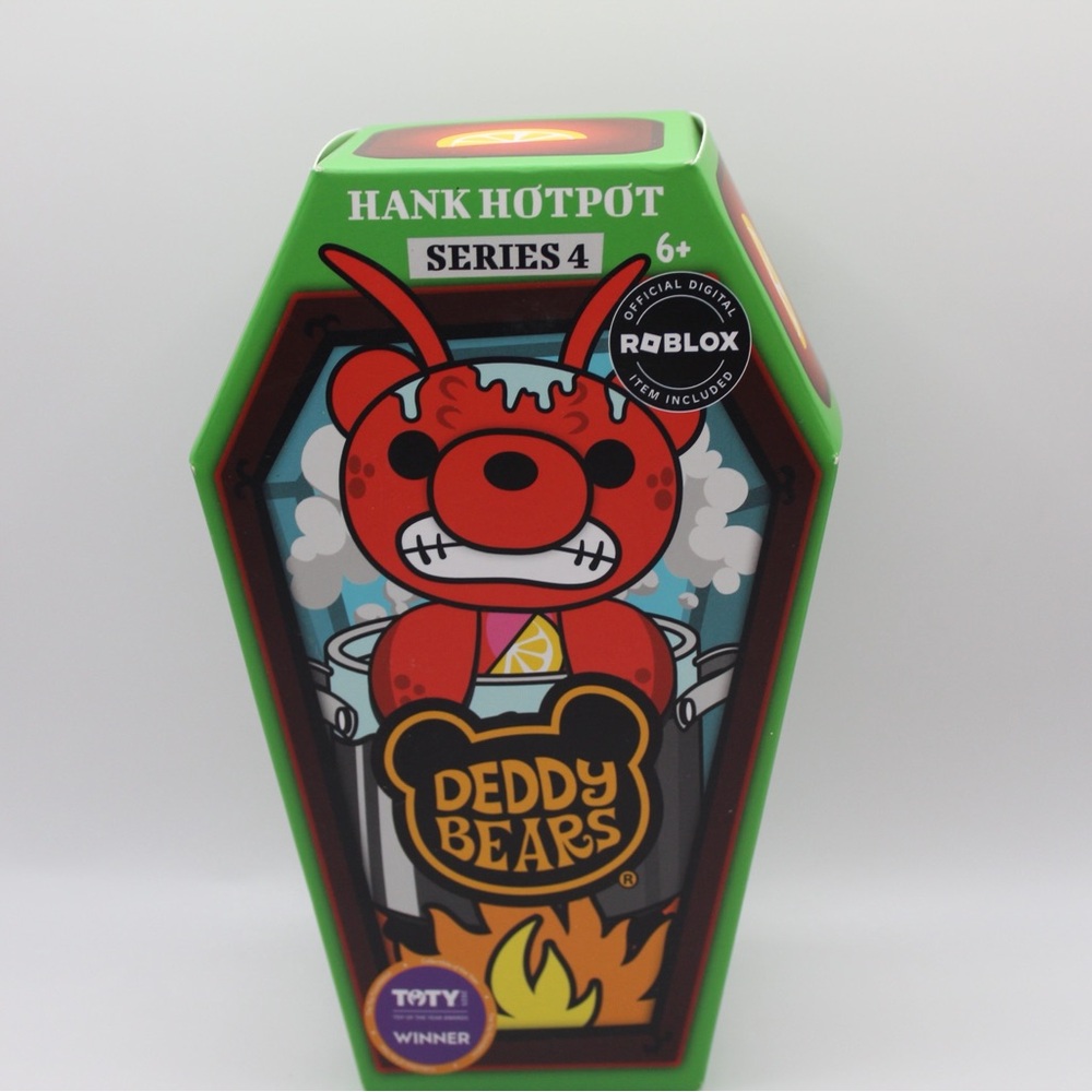 Deddy Bears Series 4 Hank Hotpot Toy - Red and Green